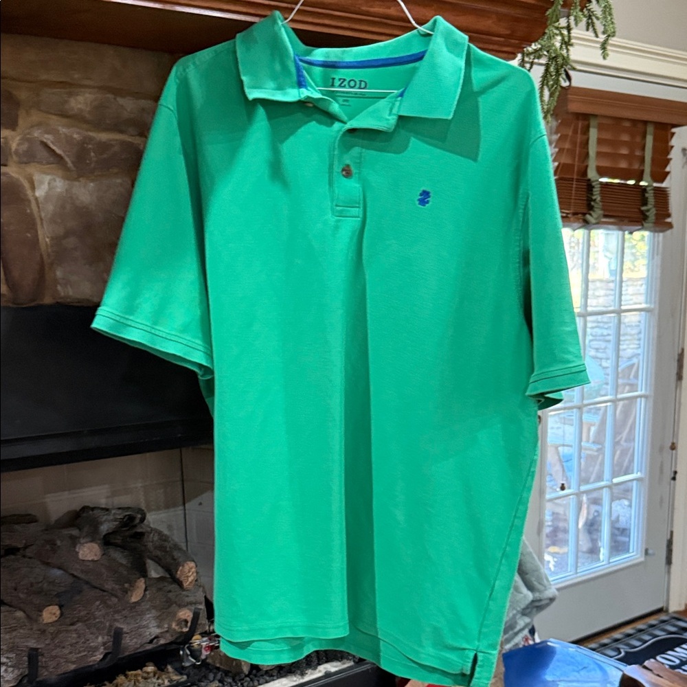 Izod Vibrant Green Polo Shirt